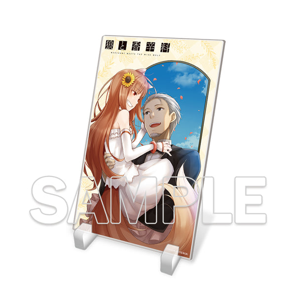 (Goods - Ornament) Spice and Wolf Acrylic Plate Dengeki Bunko Renewal Cover Ver. [3]