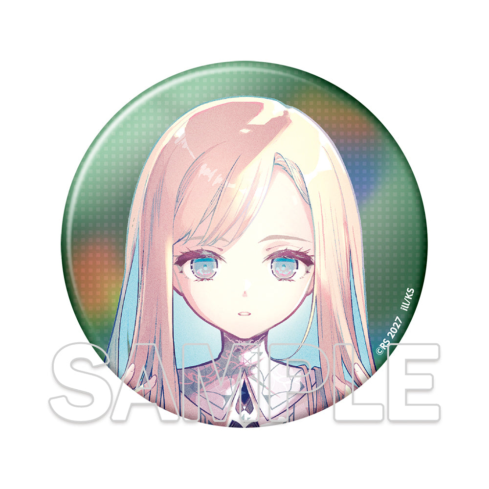 (Goods - Badge) Wizard's Brain 25th Anniversary Big Holographic Tin Badge - Fia