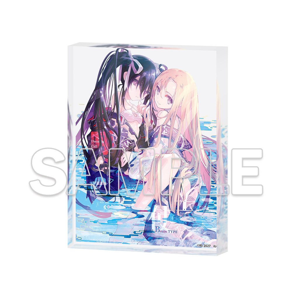 (Goods - Acrylic Stand) Wizard's Brain 25th Anniversary Acrylic Block - Girls in Swimsuits