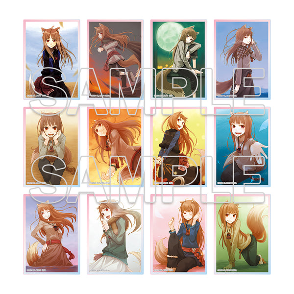 (1BOX=12)(Goods - Card) Spice and Wolf Tradable Aurora Acrylic Cards Ver. A