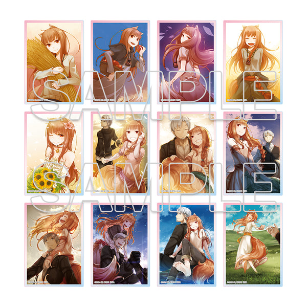 (1BOX=12)(Goods - Card) Spice and Wolf Tradable Aurora Acrylic Cards Ver. B