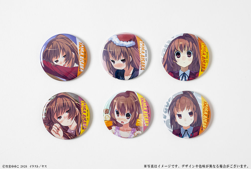 [※Blind](Goods - Badge) Toradora! 20th Anniversary Tradable Tin Badge ~Full of Taiga~