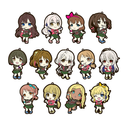 (1BOX=13)(Goods - Strap) THE IDOLM@STER CINDERELLA GIRLS Official Trading Rubber Strap B Set (Shout out Live!!! ver.)