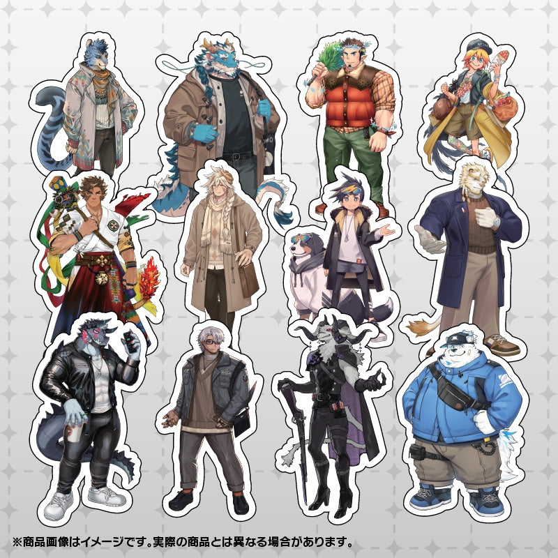 (Goods - Sticker) Tokyo Afterschool Summoners, LIVE A HERO Sticker Set AGF2024 ver. [After AGF2025]