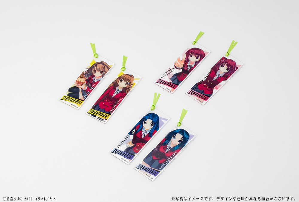 [※Blind](Goods - Keychain) Toradora! 20th Anniversary Tradable Acrylic Bookmark Keychain