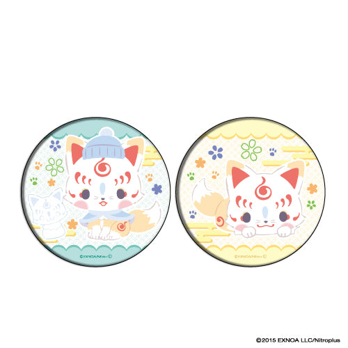 (Goods - Badge) Button Badge Set of 2 Wanpaku! Touken Ranbu 02 - Konnosuke B
