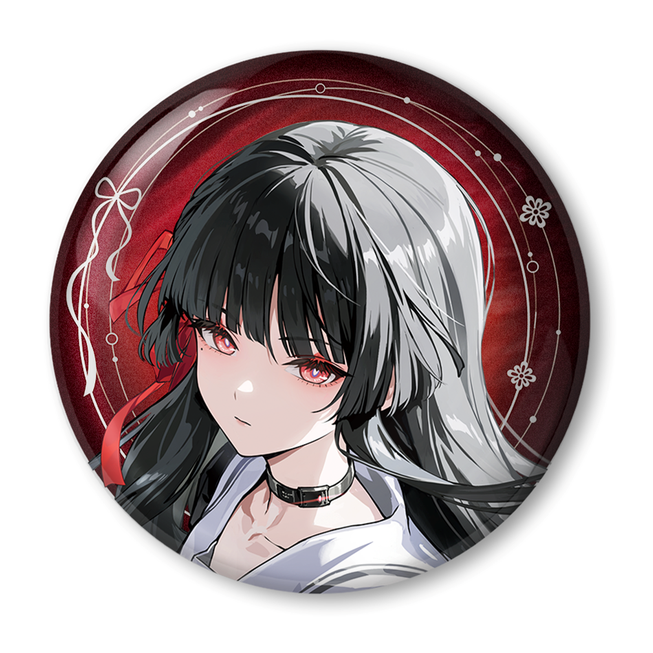 (Goods - Badge) Wuthering Waves Resonator Theme Icon Double-Sided Holographic Button Badge Chisa