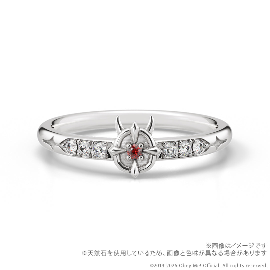 (Goods - Fine Jewelry) Obey Me! 7th Anniversary Secret Message Ring - Beelzebub {Bonus:Postcard}