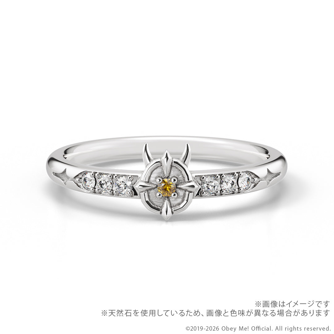 (Goods - Fine Jewelry) Obey Me! 7th Anniversary Secret Message Ring - Mammon {Bonus:Postcard}