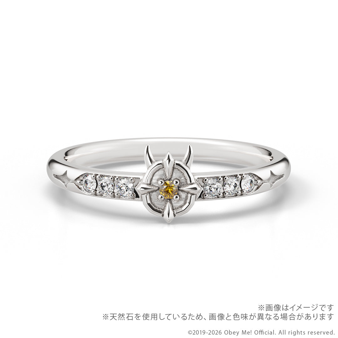 (Goods - Fine Jewelry) Obey Me! 7th Anniversary Secret Message Ring - Mammon {Bonus:Postcard}
