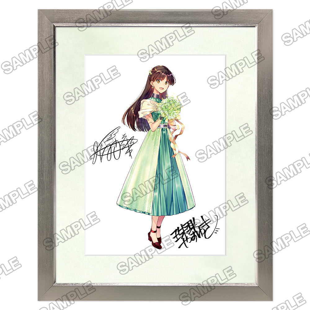 (Goods - Chara Fine Graph) Kadokawa BOOKS 10th Anniversary Celebration A5-Sized Chara Fine Graphs with Printed Autographs - The Saint's Magic Power is Omnipotent - Sei