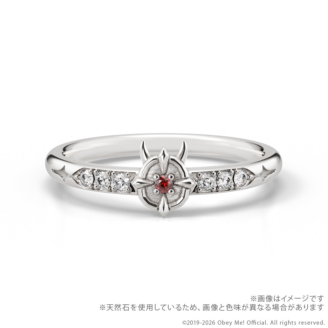 (Goods - Fine Jewelry) Obey Me! 7th Anniversary Secret Message Ring - Beelzebub {Bonus:Postcard}