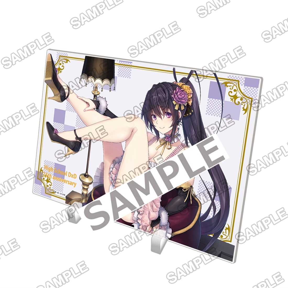 (Goods - Acrylic Stand) [Resale] High School DxD 15th anniversary Foil-stamped A5-sized Acrylic Panel Akeno Himejima