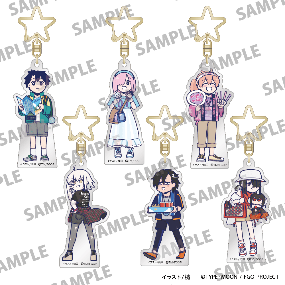 (1BOX=6)(Goods - Keychain) Fate/Grand Order: Fujimaru Ritsuka Doesn't Get It Tradable Acrylic Keychain PACK