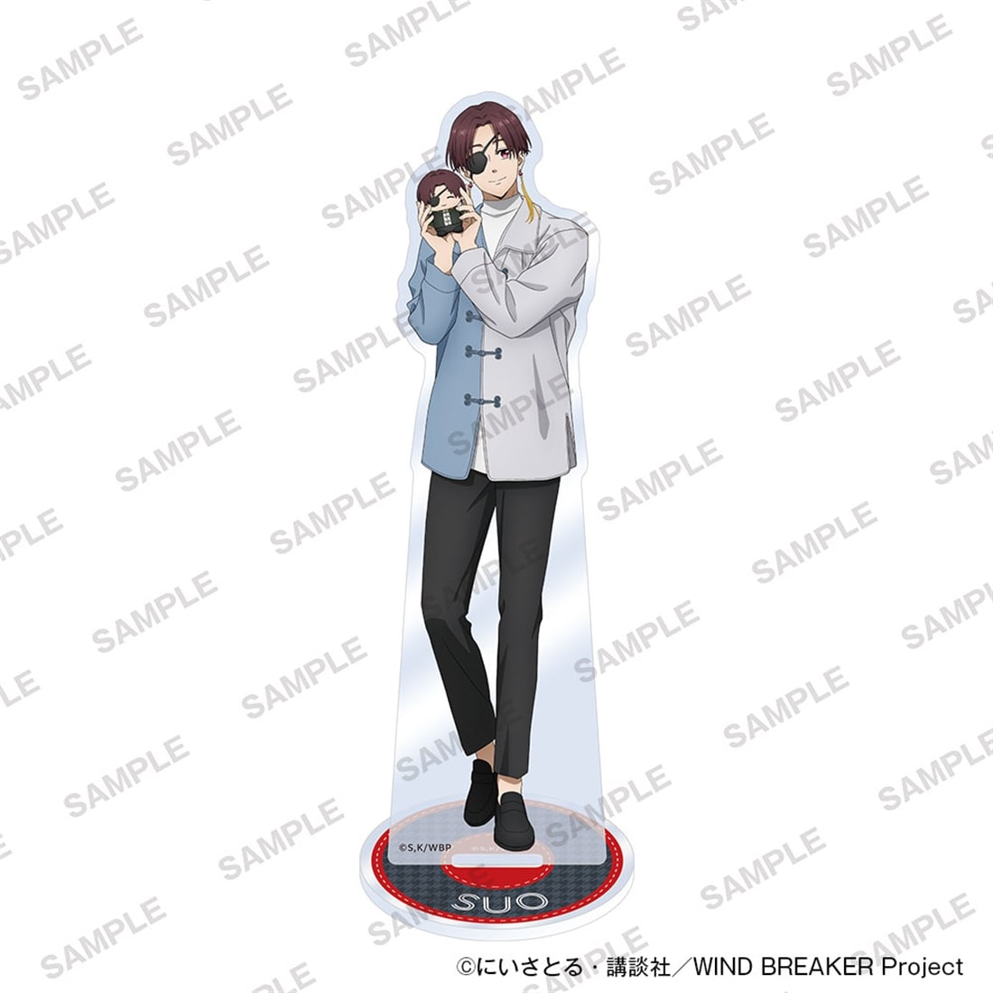 (Goods - Acrylic Stand) TV Anime WIND BREAKER Acrylic Stand Together with Plushies Ver. - Hayato Suo