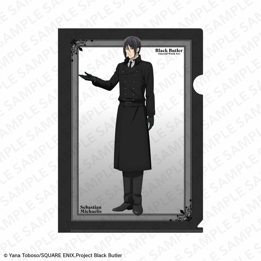 (Goods - Clear File) Black Butler Emerald Witch Arc Anime Series A4-sized Clear File - Sebastian Michaelis