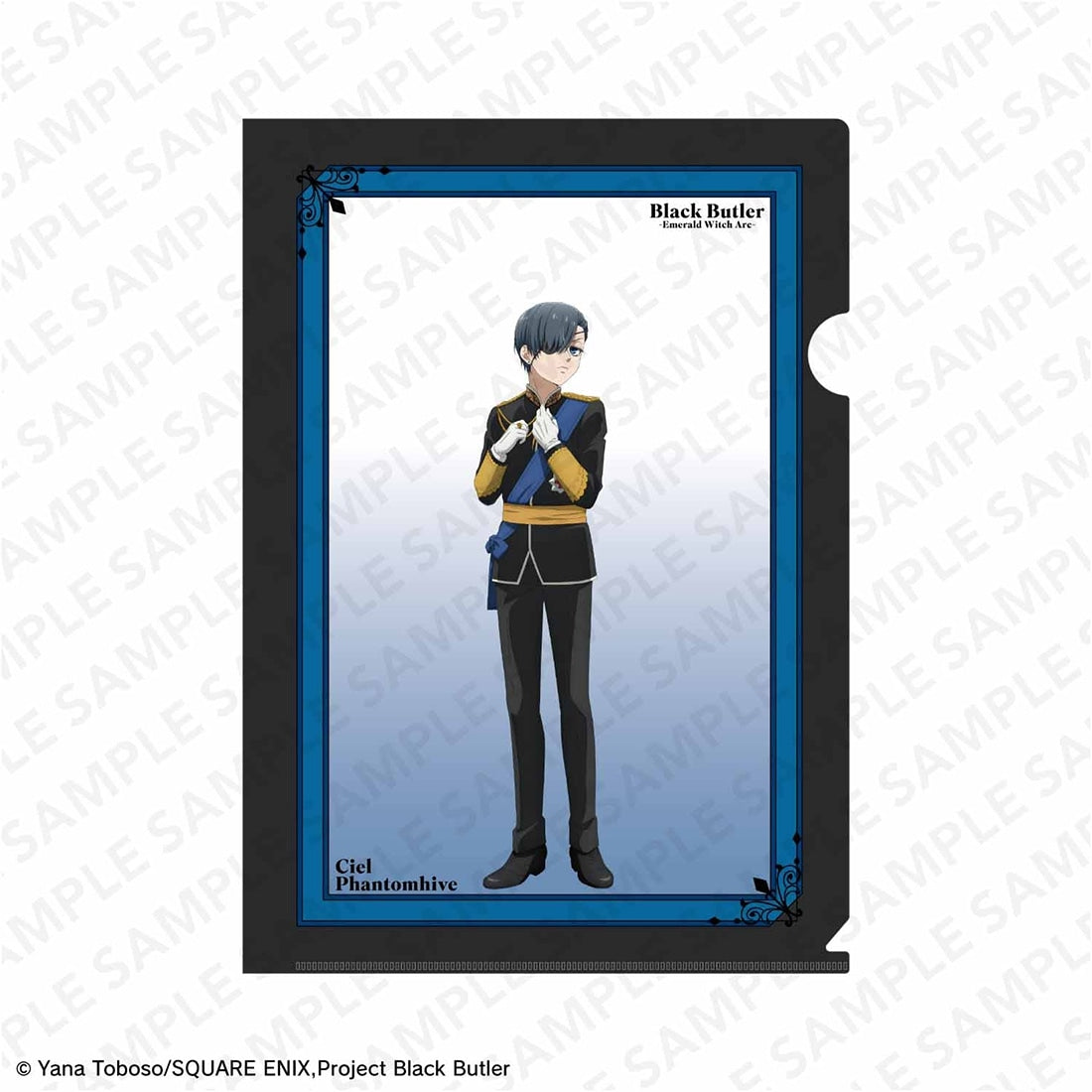 (Goods - Clear File) Black Butler Emerald Witch Arc Anime Series A4-sized Clear File - Ciel Phantomhive