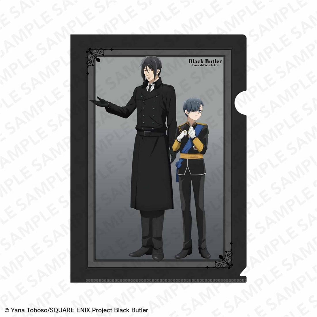 (Goods - Clear File) Black Butler Emerald Witch Arc Anime Series A4-sized Clear File - Sebastian Michaelis & Ciel Phantomhive