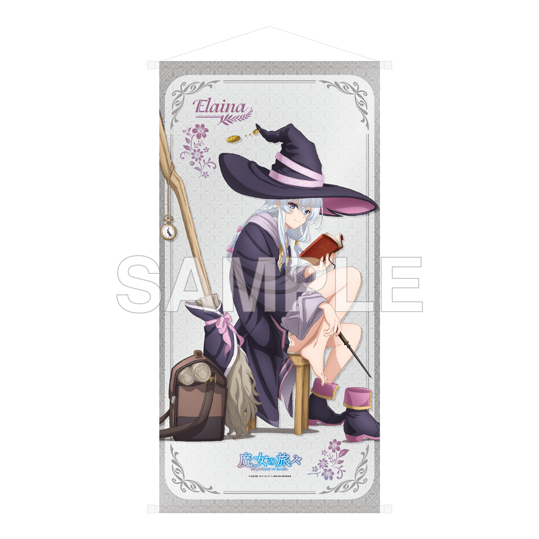 (Goods - Tapestry) Wandering Witch: The Journey of Elaina Big Tapestry - Anime 5th Anniversary - Newly Drawn Elaina Illustration