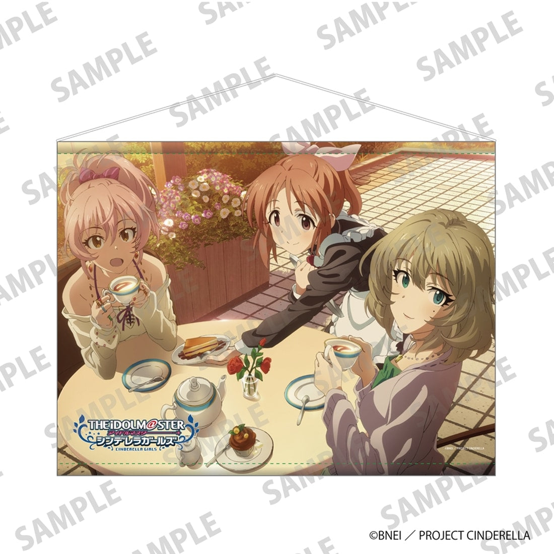 (Goods - Tapestry) THE IDOLM@STER CINDERELLA GIRLS TV Anime Series B2-sized Tapestry - Nana Abe & Mika Jogasaki & Kaede Takagaki