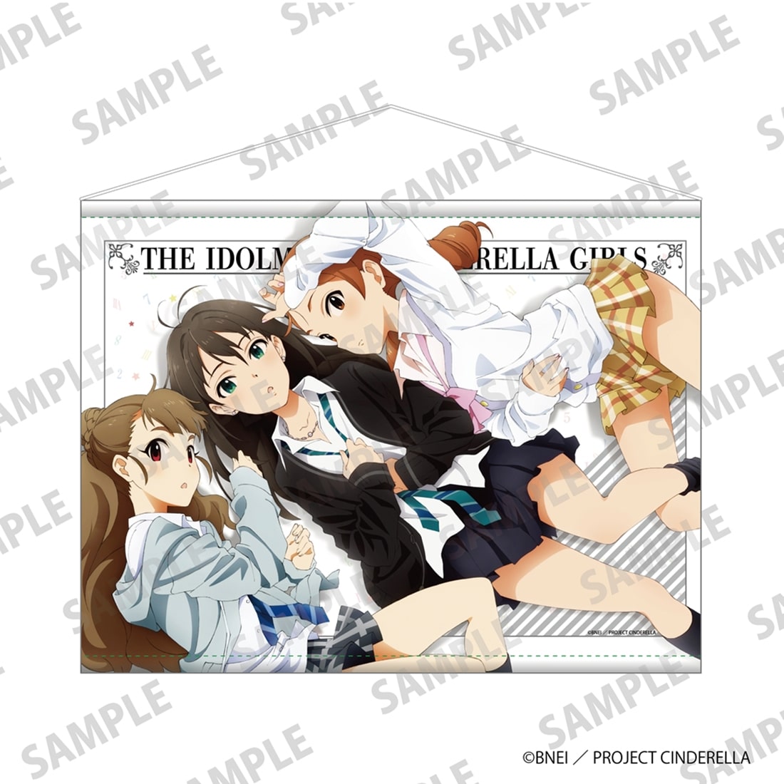 (Goods - Tapestry) THE IDOLM@STER CINDERELLA GIRLS TV Anime Series B2-sized Tapestry - Rin Shibuya & Nao Kamiya & Karen Hojo