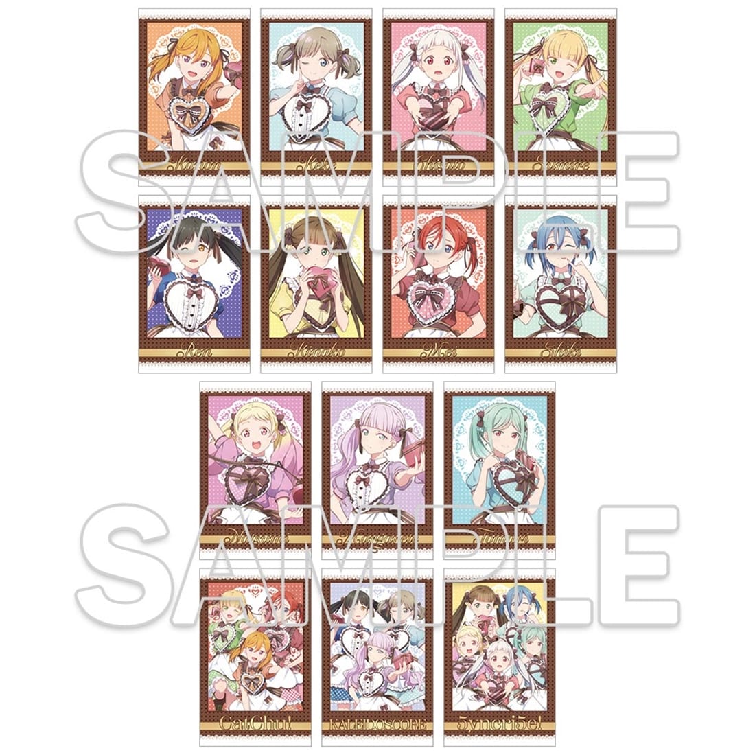 [※Blind](1BOX=3)(Goods - Bromide) Love Live! Superstar!! Liella! Tradable Photo Card Ver. Valentine 2026