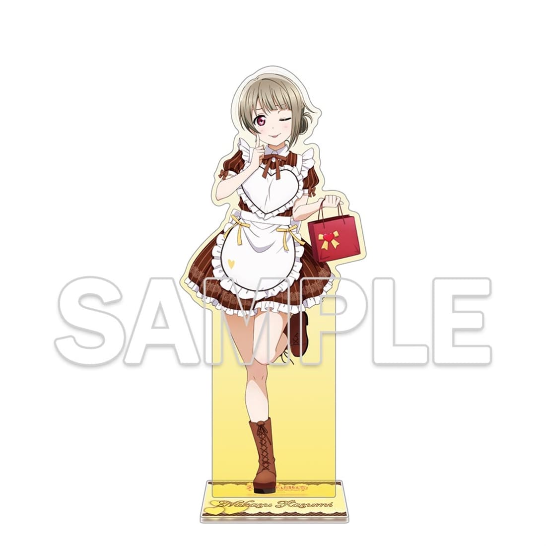(Goods - Acrylic Stand) Love Live! Nijigasaki High School Idol Club Big Acrylic Stand Ver. Valentine 2026 - Kasumi Nakasu