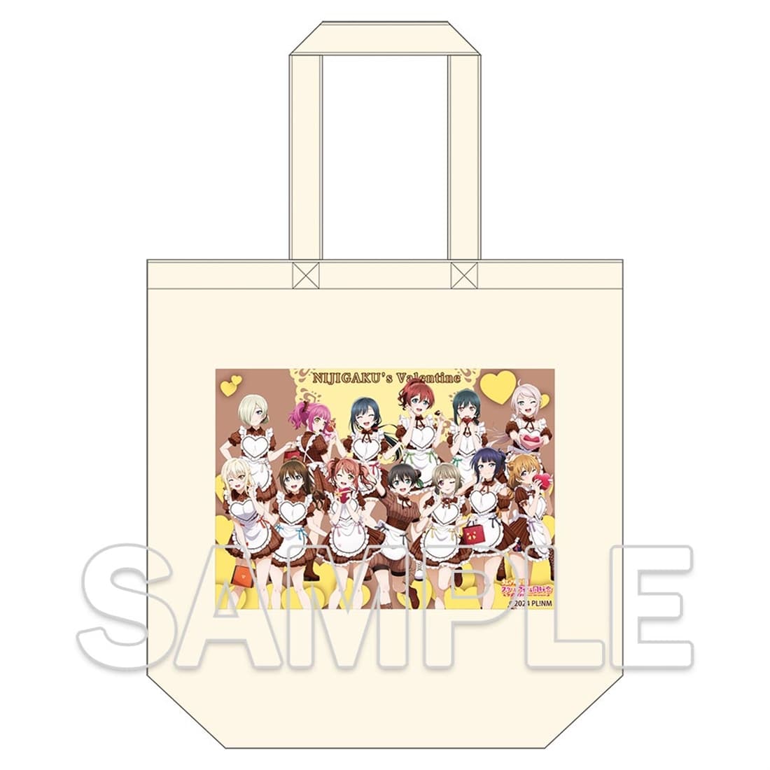 (Goods - Bag) Love Live! Nijigasaki High School Idol Club Tote Bag Ver. Valentine 2026