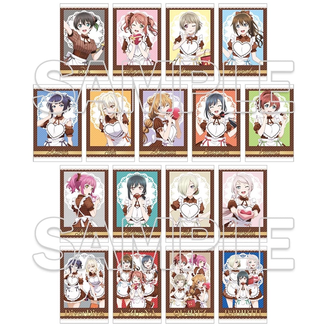 [※Blind](1BOX=3)(Goods - Bromide) Love Live! Nijigasaki High School Idol Club Tradable Photo Card Ver. Valentine 2026