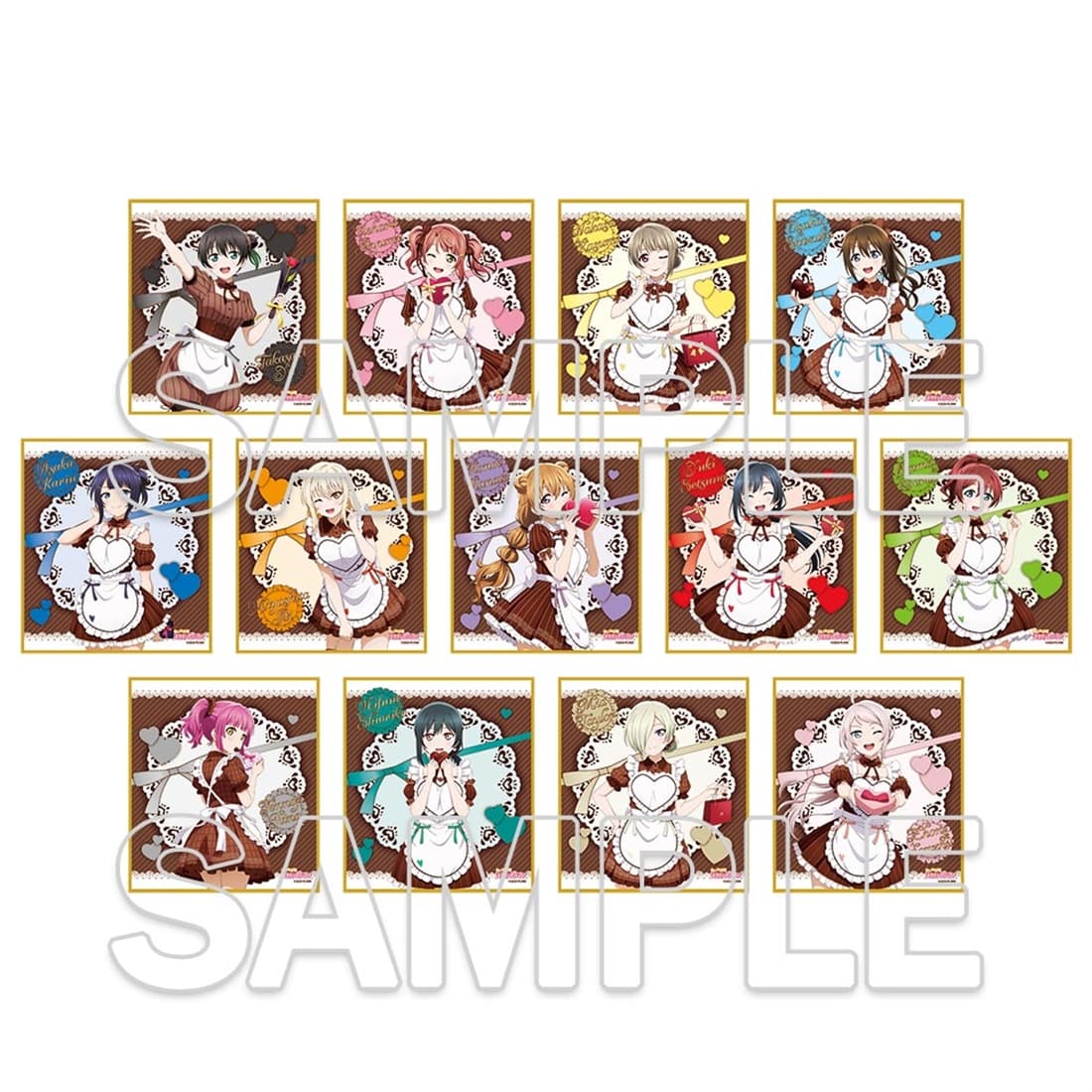 [※Blind](1BOX=3)(Goods - Board) Love Live! Nijigasaki High School Idol Club Tradable Mini Illustration Board Ver. Valentine 2026