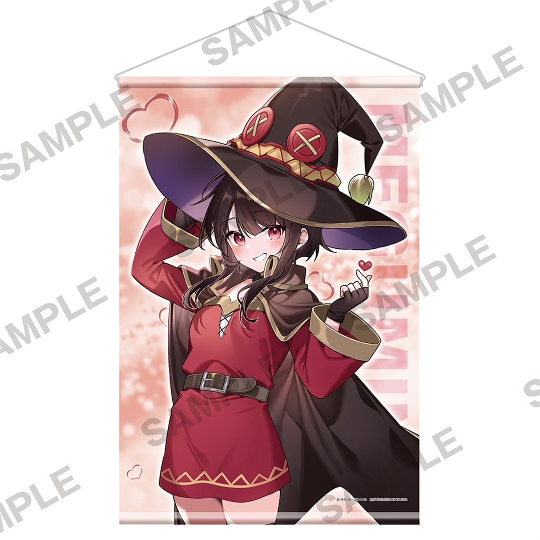(Goods - Tapestry) KonoSuba: God’s Blessing on This Wonderful World! Valentine 2026 Newly Drawn B2-Sized Tapestry (Megumin)