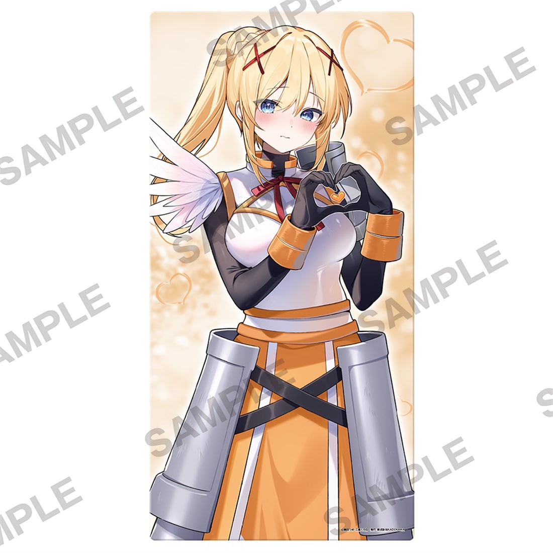 (Goods - Mat) KonoSuba: God’s Blessing on This Wonderful World! Valentine 2026 Newly Drawn Rubber Play Mat (Darkness)