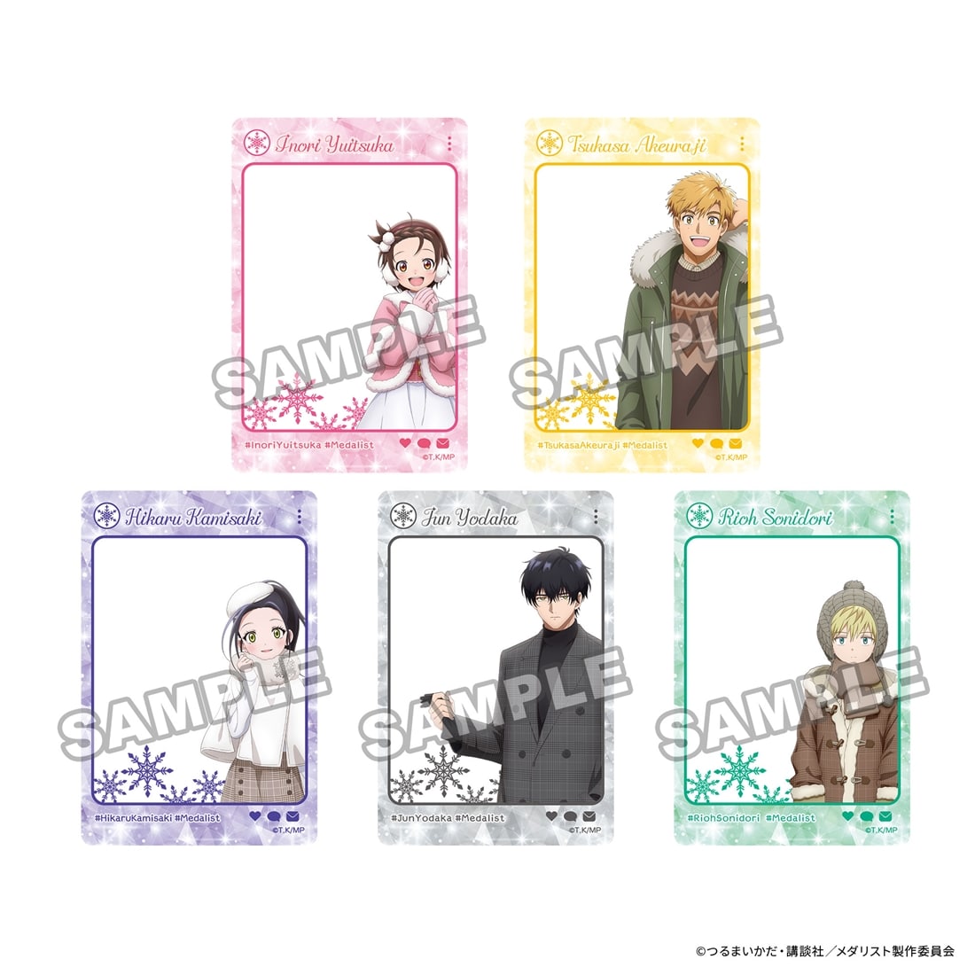 [※Blind](1BOX=3)(Goods - Card) Medalist Tradable Acrylic Card in Social Media Style 2026 Winter ver.