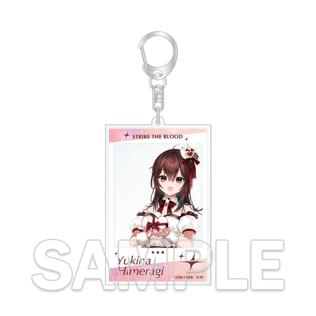 (Goods - Keychain) Strike the Blood Acrylic Keychains in Social Media Style - Yukina Himeragi - Chocolate Ver.