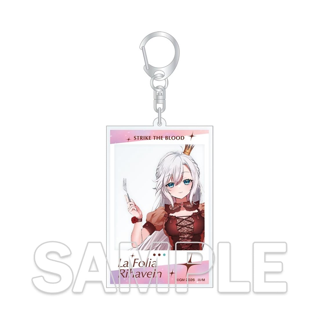 (Goods - Keychain) Strike the Blood Acrylic Keychains in Social Media Style - La Folia Rihavein - Chocolate Ver.