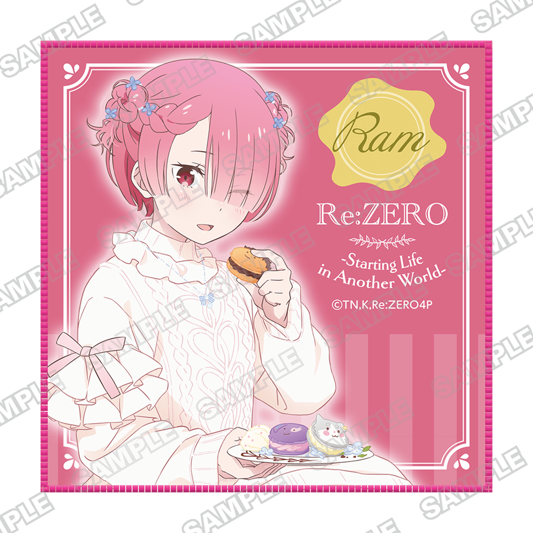 (Goods - Towel) Re:ZERO -Starting Life in Another World- Microfiber Hand Towel Re:ZERO -Starting Life with Ram and Rem's Birthday Celebration 2026 ver. Ram