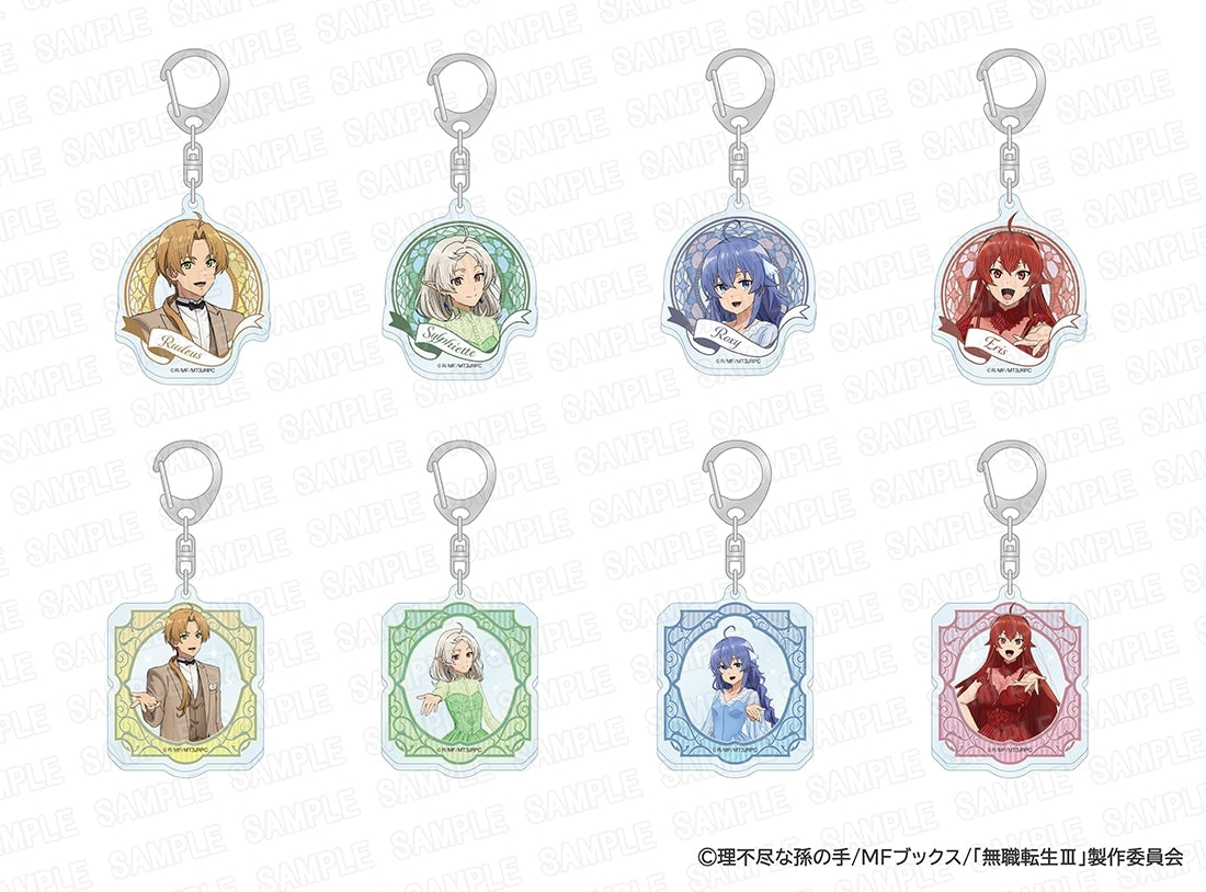 (1BOX=8)(Goods - Keychain) Mushoku Tensei III: Jobless Reincarnation Anime Series 5th Anniversary Tradable Acrylic Keychain PACK