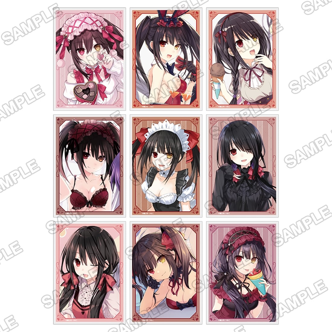 [※Blind](1BOX=3)(Goods - Card) Date A Live Tradable Acrylic Card ~Many Kurumi~