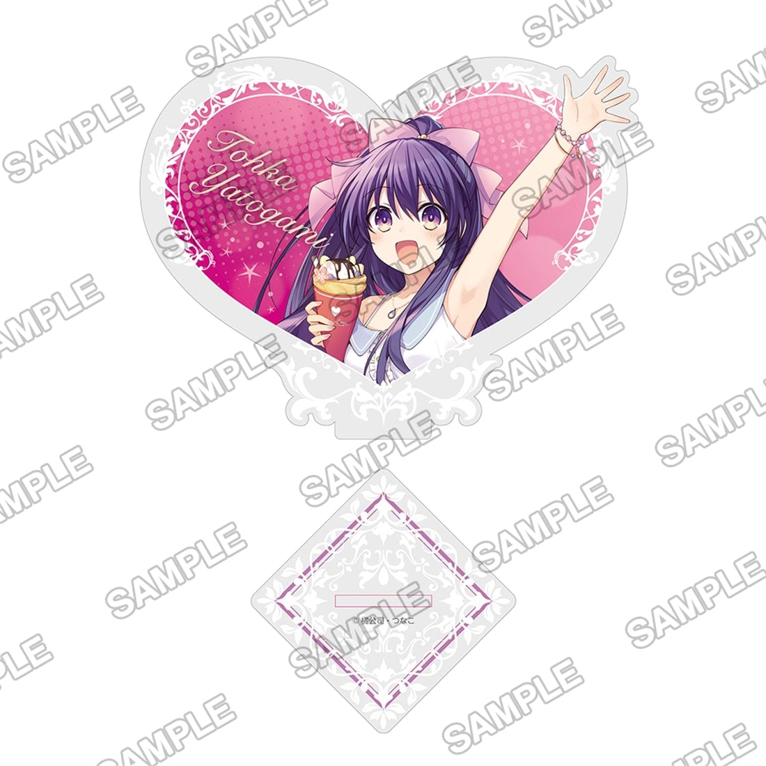 (Goods - Acrylic Stand) [Re-release Edition]Date A Live  Happy Valentine's Day 2022 Heart-shaped Acrylic Stand ~Tohka Yatogami~