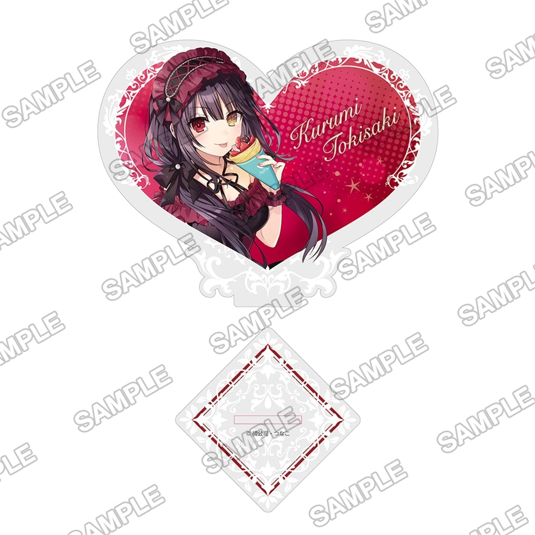 (Goods - Acrylic Stand) [Re-release Edition]Date A Live  Happy Valentine's Day 2022 Heart-shaped Acrylic Stand ~Kurumi Tokisaki~