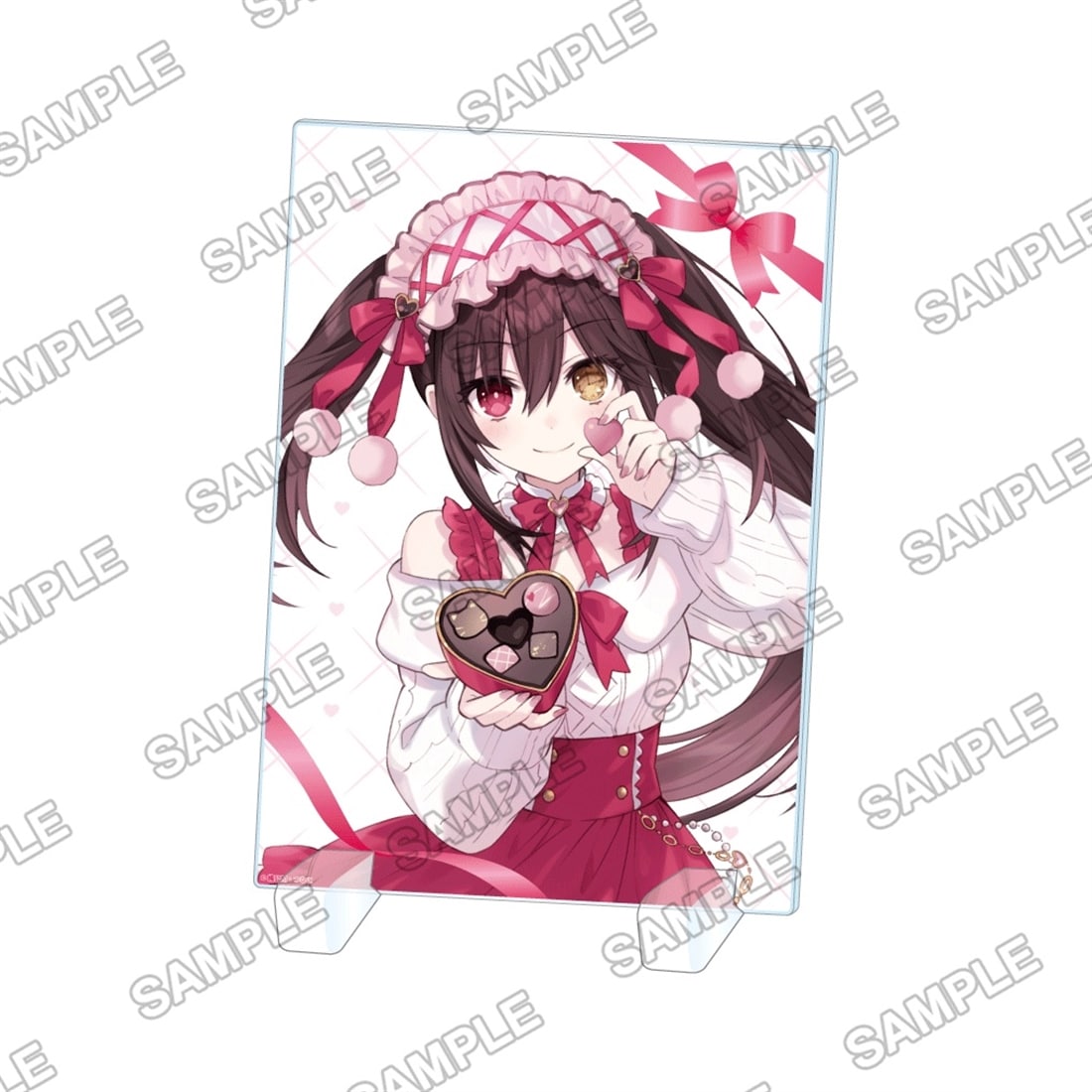 (Goods - Acrylic Stand) Date A Live Kurumi Valentine's Day 2026 Newly Drawn Acrylic Panel