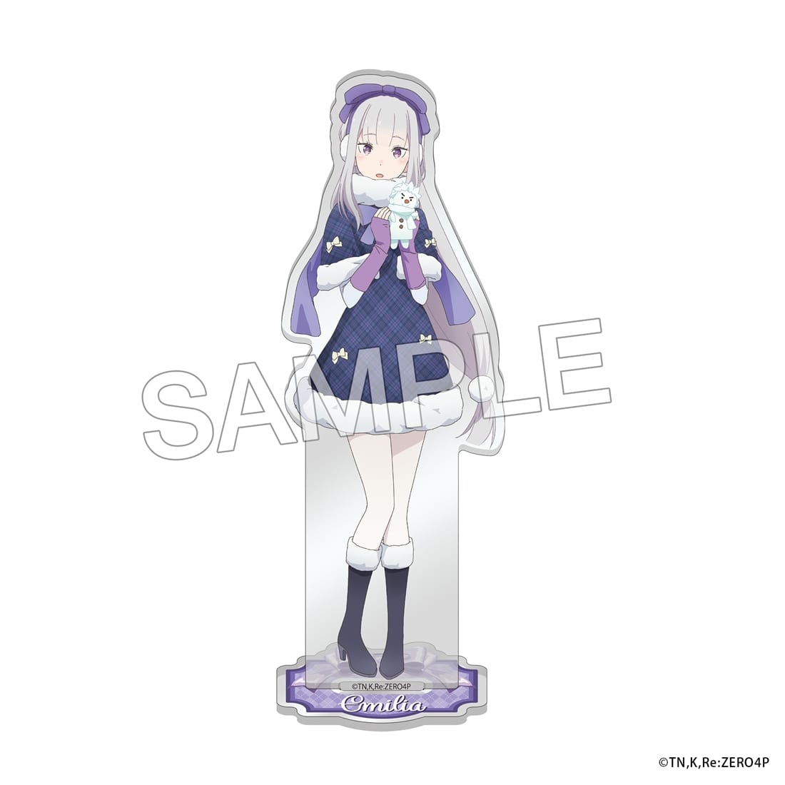 (Goods - Acrylic Stand) "Re:ZERO -Starting Life in Another World-" Acrylic Stand Figure - Winter Snow Ver. - Emilia