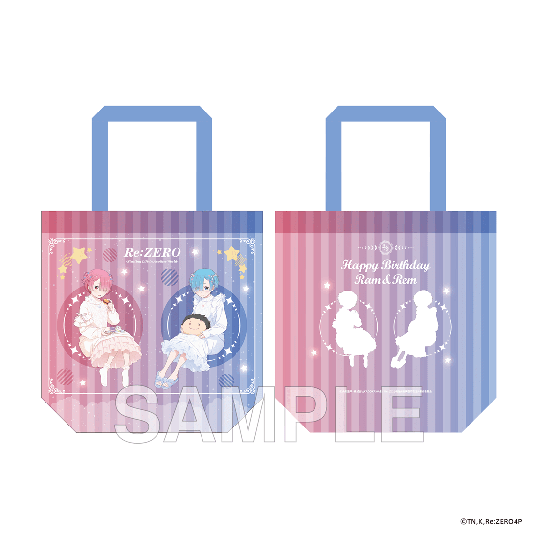 (Goods - Bag) Re:ZERO -Starting Life in Another World- Tote Bag Ram and Rem's Birthday Celebration 2026 ver.
