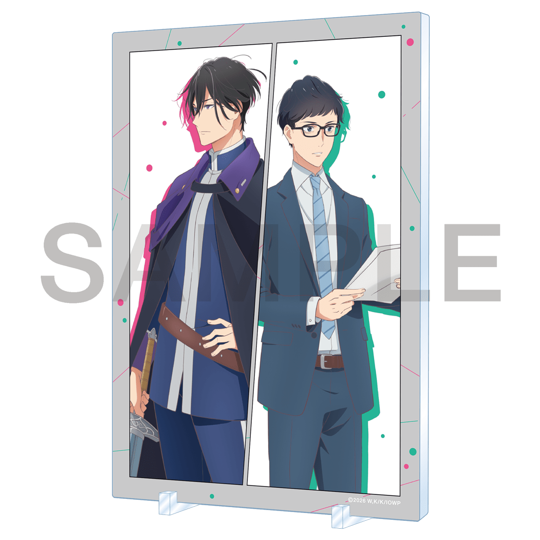 (Goods - Acrylic Stand) Isekai Office Worker: The Other World's Books Depend on the Bean Counter Acrylic Panel 2026 Ver. Teaser Visual