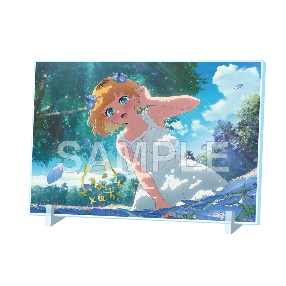 (Goods - Acrylic Stand) 【OSHI NO KO】 Acrylic Panel w/ Foil-stamped Signature Spring Day 2025 ver.