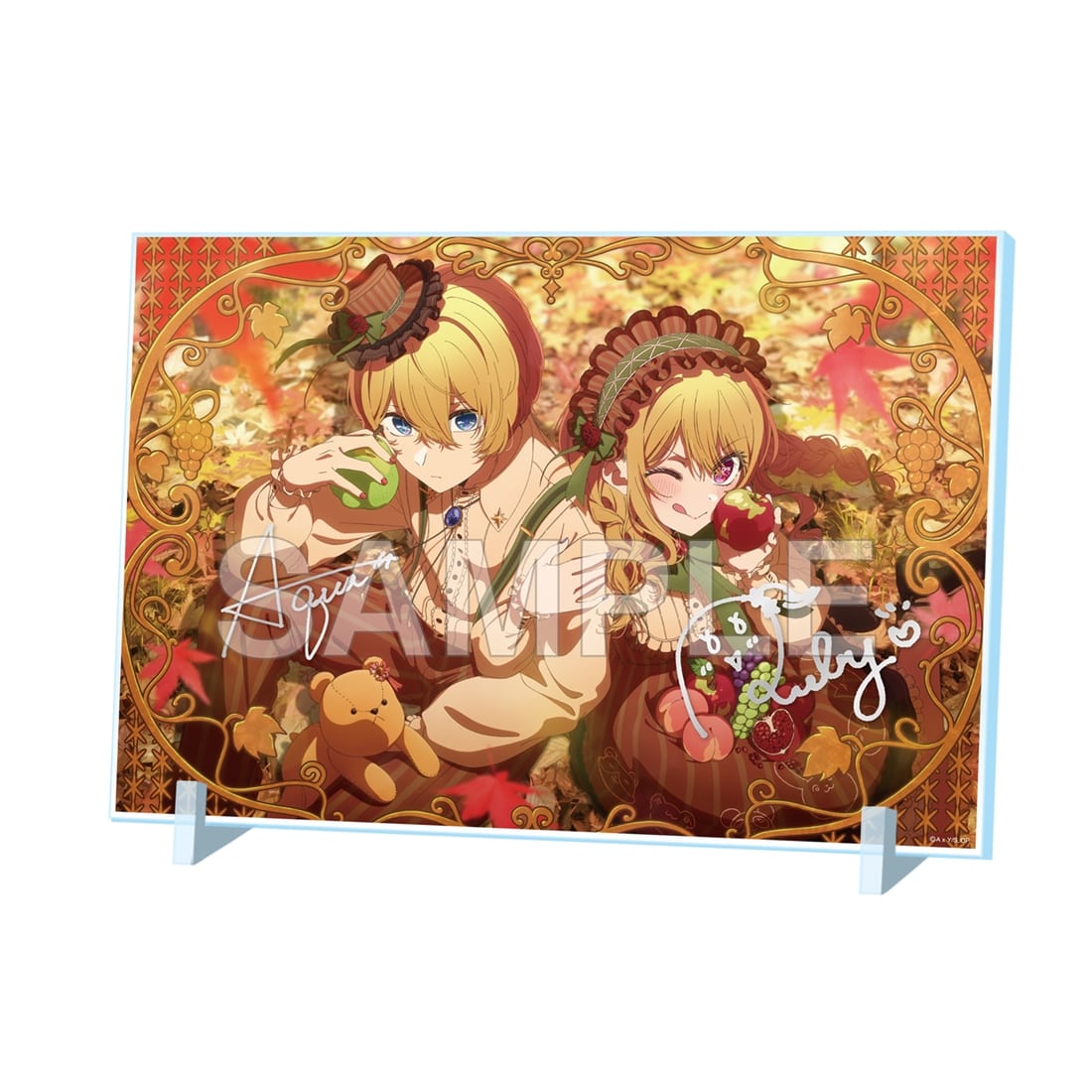 (Goods - Acrylic Stand) 【OSHI NO KO】 Acrylic Panel w/ Foil-stamped Signature Happy Autumn 2025 ver.