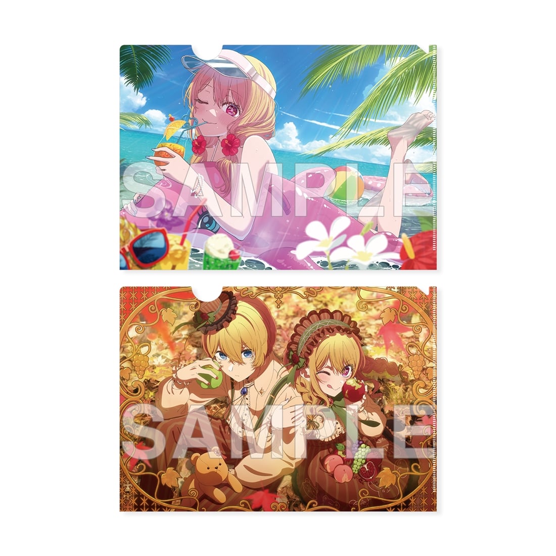 (Goods - Clear File) 【OSHI NO KO】Clear File Set Happy Summer & Happy Autumn 2025 ver.