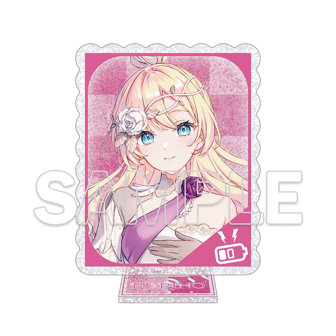 (Goods - Acrylic Stand) Love Live! Hasu no Sora Jogakuin School Idol Club Glimmering Acrylic Stand - Yuki Mau Sora to Nibyou no Eien Ver.  - Rurino Osawa