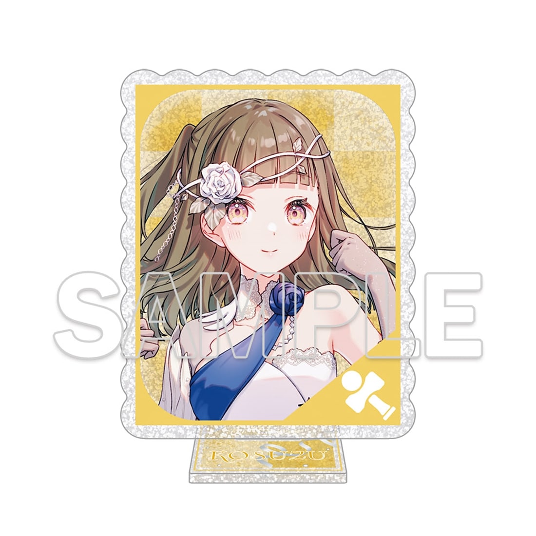 (Goods - Acrylic Stand) Love Live! Hasu no Sora Jogakuin School Idol Club Glimmering Acrylic Stand - Yuki Mau Sora to Nibyou no Eien Ver.  - Kosuzu Kachimachi