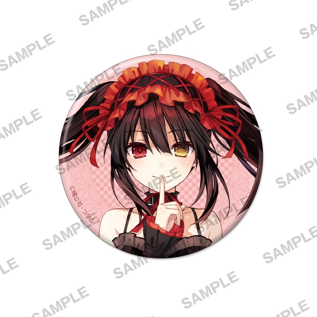 (Goods - Badge) Date A Live Kurumi Birthday 2026 Big Holographic Tin Badge A